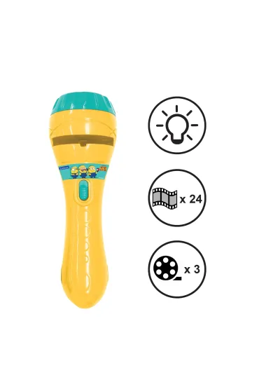 Latarka z projektorem Minionki Lexibook LTC050DES