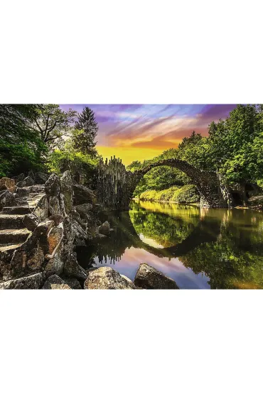 Puzzle 1000 el. Most Rakotza w Kromlau, Niemcy Trefl