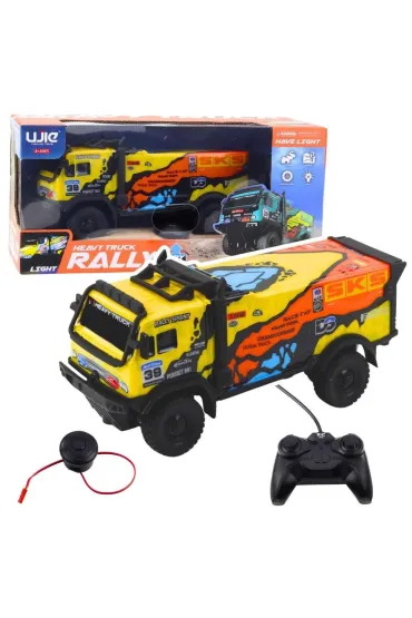 Ci�ar�wka R/C d�wi�k ��to-pomara�czowa LeanToys
