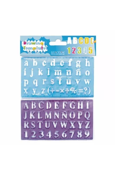 Szablon Cyferki i Literki plastikowy STARPAK 276076