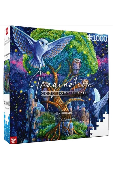Puzzle 1000 el. Imagination: Roch Urbaniak Owl Island / Wyspa S�w Good Loot