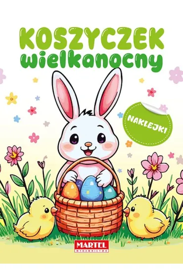 Koszyczek wielkanocny z naklejkami - Natasza Korpik