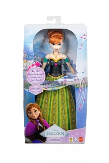 Disney Frozen. Lalka Ksi�niczka Anna �piewaj�ca Mattel