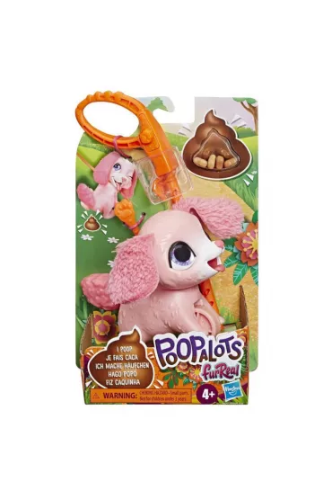 FurReal Ma�y zwierzak na smyczy Piesek r�owy E8899 Hasbro