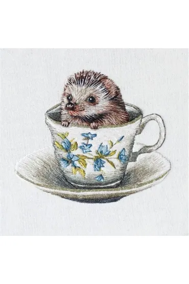 Museums & Galleries Karnet kwadrat z kopert� Baby Hedgehog