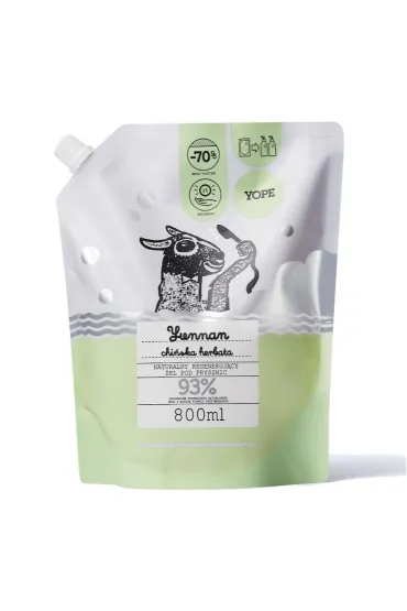 Yope Naturalny �el pod prysznic Yunnan chi�ska herbata Refill 800 ml