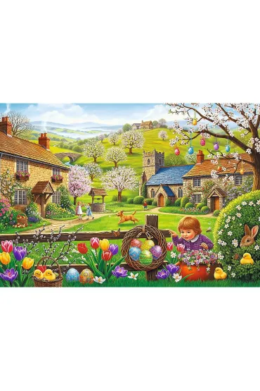 Puzzle 1000 Poszukiwanie wielkanocnych jajek TREFL