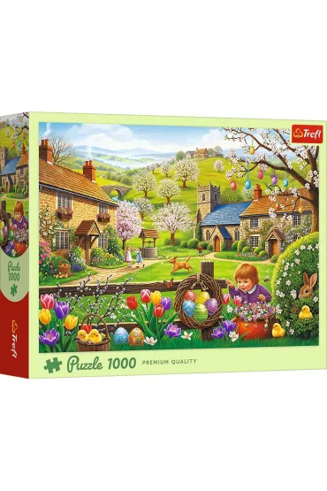Puzzle 1000 Poszukiwanie wielkanocnych jajek TREFL