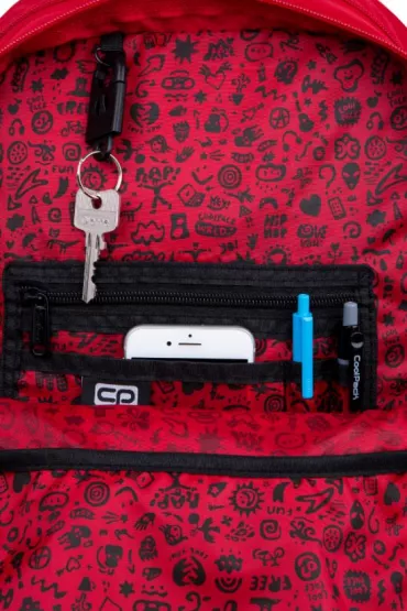 Coolpack Rpet Red Plecak 2-komorowy Coolpack Rider Rpet Red