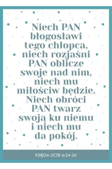 Koinonia Kartka - Niech Pan b�ogos�awi tego ch�opca...