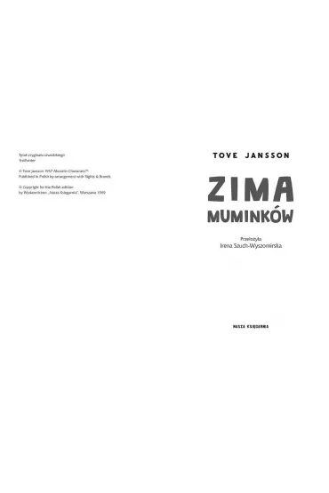 Zima Muminkw - Tove Jansson
