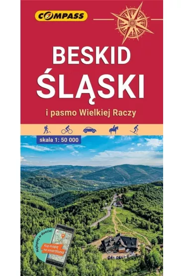 Mapa turystyczna Beskid �l�ski i Pasmo Wielkiej Raczy 1:50 000