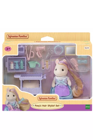 Sylvanian Kucyk z dugimi wosami zestaw z akcesoriami