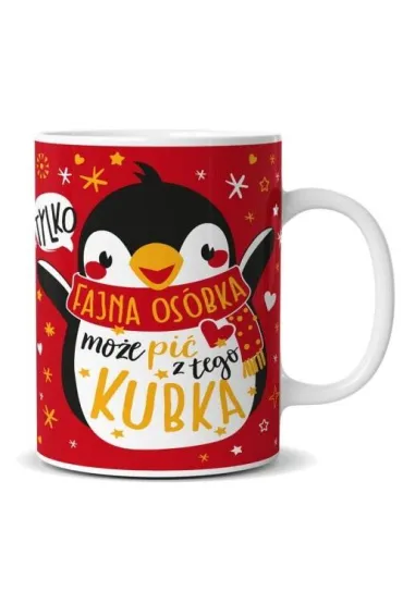 Kukartka Kubek Gigant �wi�teczny Tylko fajna os�bka...G056