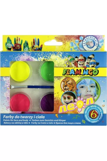 Titanum Farby wodne do twarzy neon 6 kolor�w
