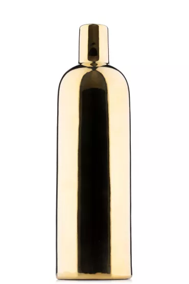 HowHomely Elegancki wazon Laura Gold 27 cm zoty