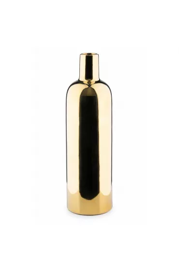 HowHomely Elegancki wazon Laura Gold 27 cm zoty
