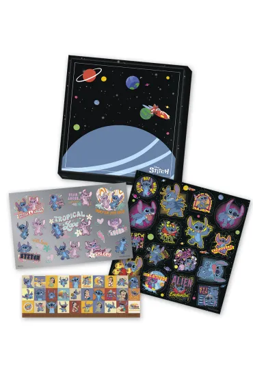 Zestaw naklejek Stitch