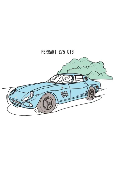 Ferrari. Wodne kolorowanie