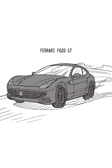 Ferrari. Wodne kolorowanie