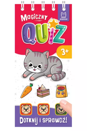 Magiczny quiz z kotkiem. Dotknij i sprawd�! 3+