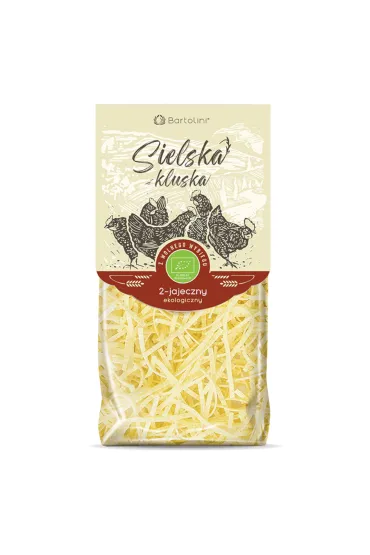Bartolini Sielska Kluska Makaron 100% Durum 2-jajeczny krajanka �rednia 250 g Bio