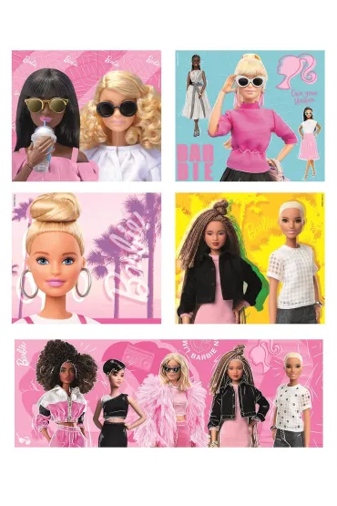 Puzzle 10w1 SuperColor. Barbie Clementoni