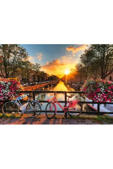 Puzzle 1000 el. Rowery w Amsterdamie Ravensburger