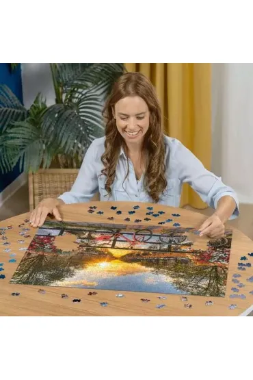 Puzzle 1000 el. Rowery w Amsterdamie Ravensburger