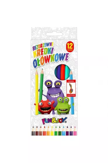 Titanum Kredki o��wkowe bezdrzewne 12 szt.