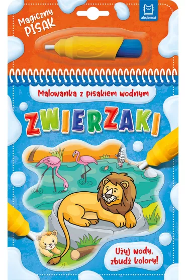 Zwierzaki. Malowanka z pisakiem wodnym