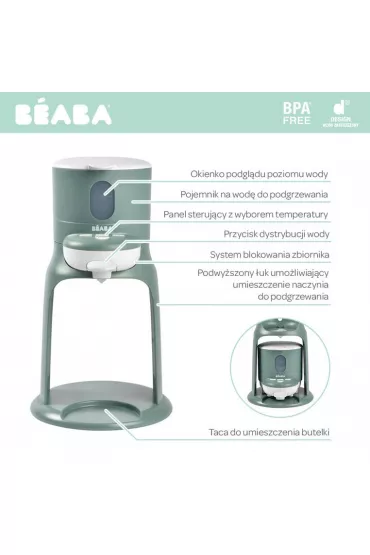 Beaba Bib`expresso Ekspres do mleka 2w1 Eucalyptus