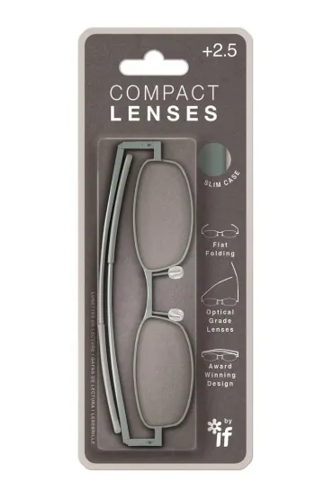 Compact Lenses Okulary NEW +2.5 mix kolor�w + etui