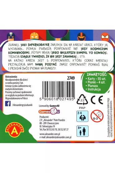 Rka do gry! Zgadnij, co to za superbohater