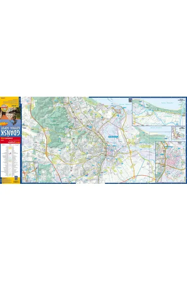 Gda�sk Gdynia Sopot plan Tr�jmiasta 1:26 000 laminat 2026