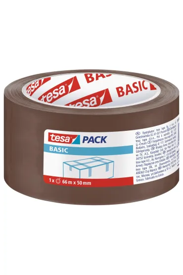 Ta�ma pakowa Tesa Basic br�zowa 50mm x 66m