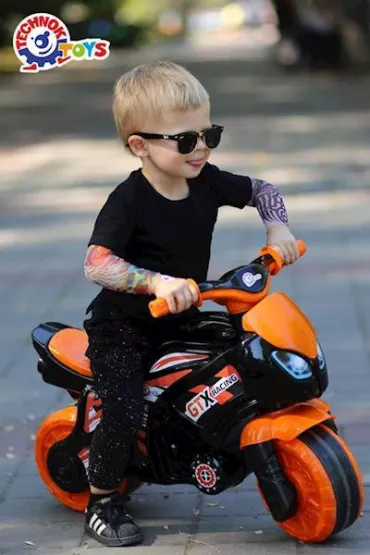 DU�Y MOTOR 70CM JE�DZIK ODPYCHACZ ROWEREK BIEGOWY Technok