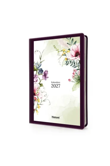Kalendarz 2027 A5 Dzienny Bia�y