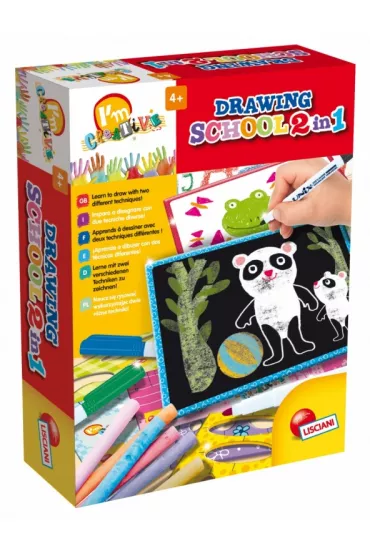 I"m Creative Szko�a rysunku 2w1 * Lisciani