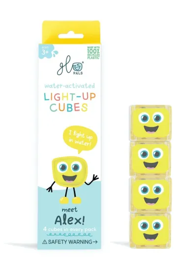 Glo Pals Kostki sensoryczne �wiec�ce w wodzie - Alex