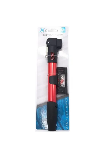 Pompka Rowerowa Mini Alu Xqmax - Czerwona