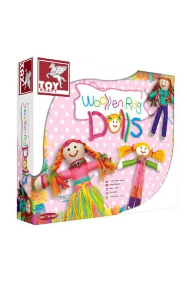 Ubierz lalki, we�niane stroje - Woollen Rag Doll. Toy Kraft *