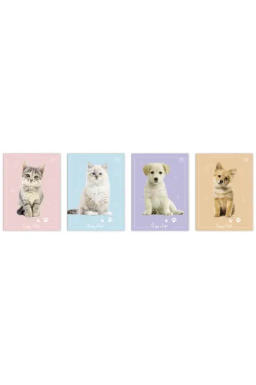 Interdruk Zeszyt do s��wek A6 70g UV Puppy Sign kratka 32 kartki