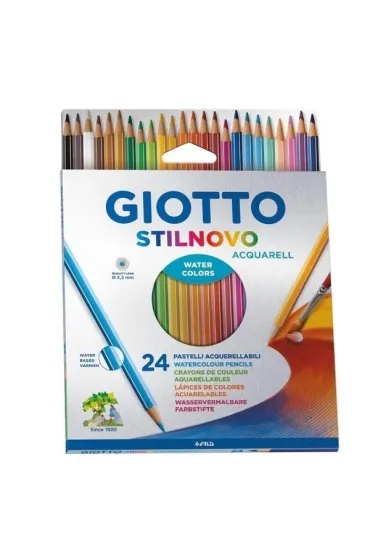 Kredki Stilnovo Aquarell 24 kolory GIOTTO