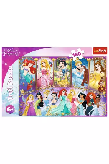 Puzzle 160 el. Portrety Ksiniczek Trefl