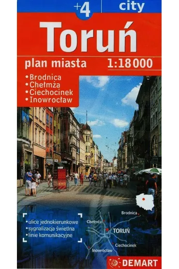 Toru� plus 4 1:18 000 plan miasta demart