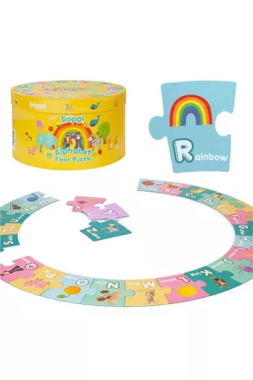 Puzzle pod�ogowe dwustronne 26 el. Alfabet Boppi