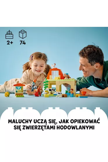 LEGO DUPLO Town Opieka nad zwierztami na farmie 10416