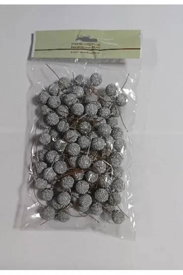 Pere�ki szare a�urowe na piku 18mm 100 szt