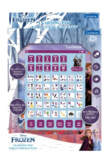 Dwuj�zyczny tablet edukacyjny Frozen (PL/EN) JCPAD002FZi17 Lexibook-Apollo